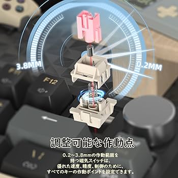 Amazon | ATTACK SHARK K85 75% ラピッドトリガー ゲーミング Amazon | ATTACK SHARK K85 75% ラピッドトリガー ゲーミング